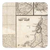 A Map of the British Empire in America Sheet 20 Stickers