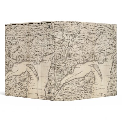 A Map of the British Empire in America Sheet 3 3 Ring Binder by davidrumsey