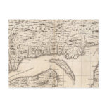 A Map of the British Empire in America Sheet 3 Postcard