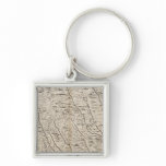 A Map of the British Empire in America Sheet 9 Key Chains