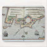 A Map of the coastline of Brittany, 1588 Mousepads