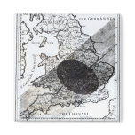 A Map Showing the Passage of  Shadow of the Moon Magnets