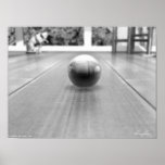 A Marble's World - Black And White Print