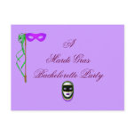 "A Mardi Gras Bachelorette Party" Postcard