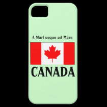 A Mari usque ad Mare "CANADA" iCase casemate cases