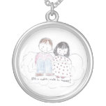 A match  made in heaven personalized necklace