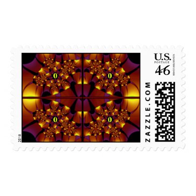 A Meeting of The Eyes ~ Postage Stamp by RobbieY
