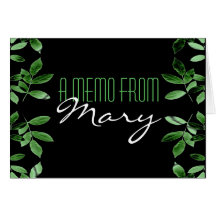 A Memo From... Notecards