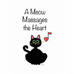 A Meow Massages the Heart Photo Cutout