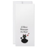A Meow Massages the Heart rack cards