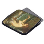 A Mermaid by John William Waterhouse Computer Sleeve Case