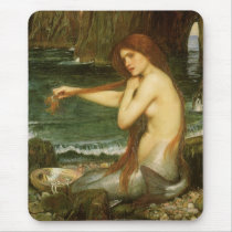 A Mermaid by John William Waterhouse Mousepads