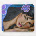 A MERMAID - THINKING ABOUT YOU Mousepad by BY_CYRA A MERMAID - THINKING ABOUT YOU Mousepad