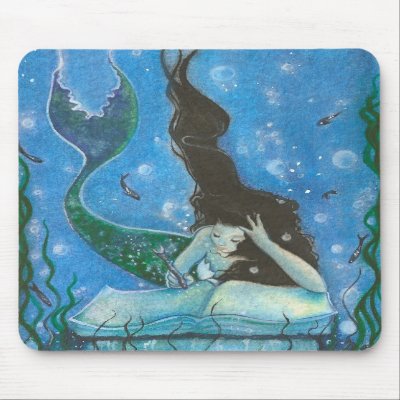 A Mermaid's Tale Mousepad by katerinaart