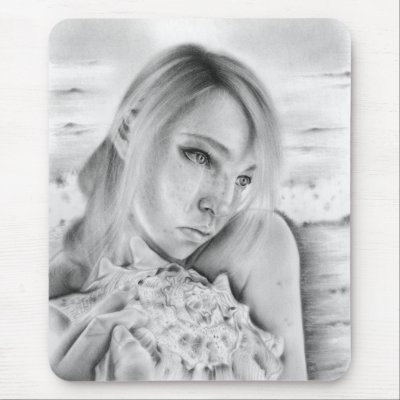 A Mermaid's Tears Mousepad by katerinaart
