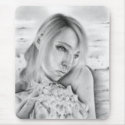 A Mermaid's Tears Mousepad by katerinaart A Mermaid's Tears Mousepad