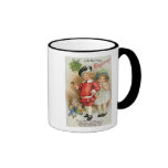 A Merry Christmas Boy and Girl Card Coffee Mugs