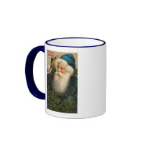 A Merry Christmas Old St. Nick Card Mug