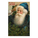 A Merry Christmas Old St. Nick Card posters by vintagegiftmall A Merry Christmas Old St. Nick Card posters