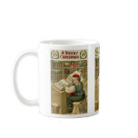 A Merry Christmas Santa's workshop Mugs