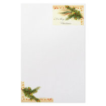 A Merry Christmas Stationery by vintageamerican A Merry Christmas Stationery