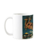 A Merry Christmas Vintage Santa Coffee Mug