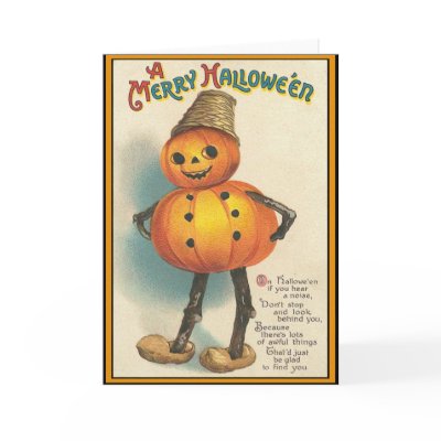 A MERRY HALLOWEEN GREETING CARDS by MyOtherPlanet