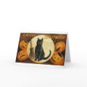 A Merry Halloween Cat Card by vintagehalloween A Merry Halloween Cat Card