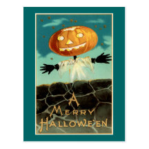 A Merry Halloween Post Cards