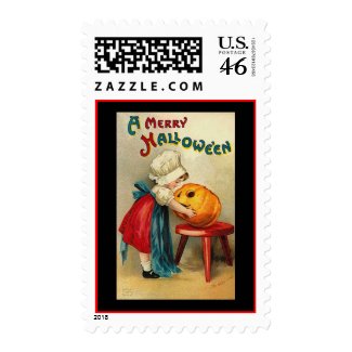 A Merry Halloween stamp
