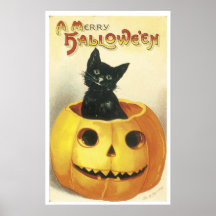 A Merry Halloween Poster