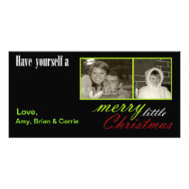...A Merry Little Christmas - 2 photo card photo cards