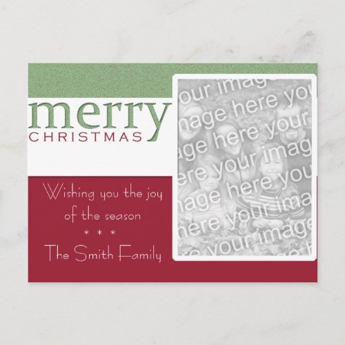 A Merry Little Christmas postcard