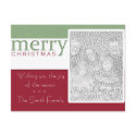 A Merry Little Christmas postcards