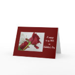 A message to my Wife/ on Valentine's Day cards
