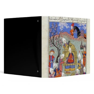 A messenger brings news to Siavosh Binders by bridgemanart