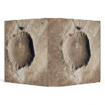 A meteorite impact crater 3 ring binder