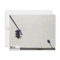 A meter makes a move on a stop light. personalized invitations
