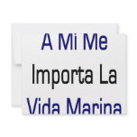 A Mi Me Importa La Vida Marina Custom Invites