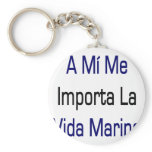 A Mi Me Importa La Vida Marina Keychains
