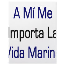 A Mi Me Importa La Vida Marina Letterhead Design