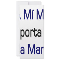 A Mi Me Importa La Vida Marina Full Color Rack Card
