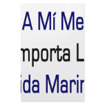 A Mi Me Importa La Vida Marina Custom Stationery