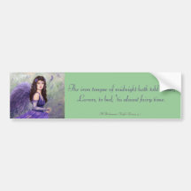 A Midsummer Night's Dream Fairy bumper sticker