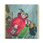 A midwife going to a labour, 1811 magnets