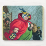 A midwife going to a labour, 1811 mousepad