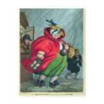 A midwife going to a labour, 1811 post cards