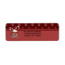 A Military Christmas Custom Return Address Label