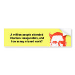 A million people attended Obama's inauguration