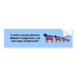 A million people attended Obama's inauguration